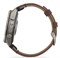 Часы Garmin Fenix 9 Pro - 47mm, inReach, Titanium with Walnut Leather Band 010-04336-41