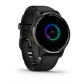 Умные часы Garmin Venu 2 Plus черные с серым безелем и силиконовым ремешком 010-02496-11 010-02496-11