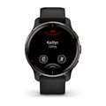 Умные часы Garmin Venu 2 Plus черные с серым безелем и силиконовым ремешком 010-02496-11 010-02496-11