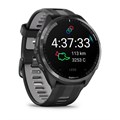 Часы для бега Garmin Forerunner 965 черные, темно-серый DLC титановый безель, с черным ремешком 010-02809-10 010-02809-10