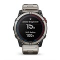 Garmin Quatix 7X Sapphire Solar титановый с серебристым титановым браслетом 010-02541-61