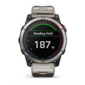 Garmin Quatix 7X Sapphire Solar титановый с серебристым титановым браслетом 010-02541-61