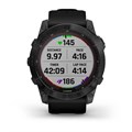 Garmin Fenix 7X Sapphire Solar титановый черный DLC с силиконовым ремешком 010-02541-23