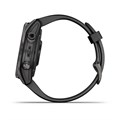 Garmin Fenix 7s Sapphire Solar титановый угольно-серый DLC с силиконовым ремешком (010-02539-25) 010-02539-25