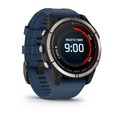 Garmin Quatix 7 Sapphire AMOLED титановый с синим силиконовым ремешком 010-02582-61 010-02582-61