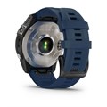 Garmin Quatix 7 Sapphire AMOLED титановый с синим силиконовым ремешком 010-02582-61 010-02582-61