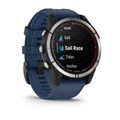 Garmin Quatix 7 Sapphire AMOLED титановый с синим силиконовым ремешком 010-02582-61 010-02582-61