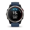 Garmin Quatix 7 Sapphire AMOLED титановый с синим силиконовым ремешком 010-02582-61 010-02582-61