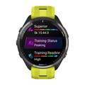Часы для бега Garmin Forerunner 965 черные, темно-серый DLC титановый безель, с желто-черным ремешком 010-02809-12 010-02809-12