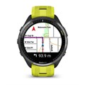 Часы для бега Garmin Forerunner 965 черные, темно-серый DLC титановый безель, с желто-черным ремешком 010-02809-12 010-02809-12