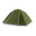 Палатка Naturehike P-Series NH18Z033-P трехместная темно-зеленая 1876 - фото 5876