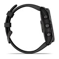 Умные часы Garmin Fenix 7X Sapphire Solar титановый угольно-серый DLC с силик. ремешком 010-02541-11 010-02541-11