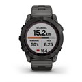 Garmin Fenix 7X Sapphire Solar титановый угольно-серый DLC с угольно-серым титановым DLC браслетом 010-02541-27