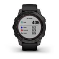 Garmin Fenix 7 Sapphire Solar титановый серый DLC с черным ремешком 010-02540-21 010-02540-21