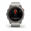 Garmin Fenix 7X Pro Sapphire Solar Edition Титановый корпус с дымчато-серым оранжевым ремешком (010-02778-15) 010-02778-15