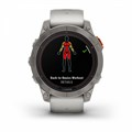 Умные часы Garmin Fenix 7 Pro Sapphire Solar титановый серый с серо-оранжевым ремешком 010-02777-21 010-02777-21 - фото 6670