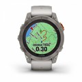 Умные часы Garmin Fenix 7 Pro Sapphire Solar титановый серый с серо-оранжевым ремешком 010-02777-21 010-02777-21 - фото 6671