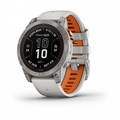 Умные часы Garmin Fenix 7 Pro Sapphire Solar титановый серый с серо-оранжевым ремешком (010-02777-21) 010-02777-21 - фото 6672