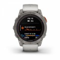 Умные часы Garmin Fenix 7 Pro Sapphire Solar титановый серый с серо-оранжевым ремешком 010-02777-21 010-02777-21 - фото 6676