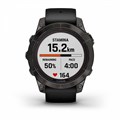 Умные часы Garmin Fenix 7 Pro Sapphire Solar титан DLC Carbon Grey с черным браслетом (010-02777-11) 010-02777-11 - фото 6685