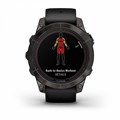 Умные часы Garmin Fenix 7 Pro Sapphire Solar титан DLC Carbon Grey с черным браслетом (010-02777-11) 010-02777-11 - фото 6689