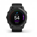 Garmin epix Pro (Gen 2) Standard Edition 51 мм, серый, черный силиконовый ремешок  010-02804-21 010-02804-21