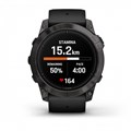 Garmin epix Pro (Gen 2) Standard Edition 51 мм, серый, черный силиконовый ремешок  010-02804-21 010-02804-21