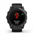 Garmin epix Pro (Gen 2) Standard Edition 51 мм, серый, черный силиконовый ремешок  010-02804-21 010-02804-21