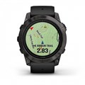 Garmin epix Pro (Gen 2) Sapphire Edition 51 мм, титановый угольно-серый, DLC, черный силиконовый ремешок 010-02804-01