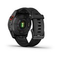 Умные часы Garmin Fenix 7s Solar серый с черным силиконовым ремешком 010-02539-13 010-02539-13