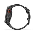 Умные часы Garmin Fenix 7s Solar серый с черным силиконовым ремешком 010-02539-13 010-02539-13