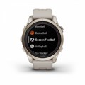 Garmin Fenix 7s Pro Sapphire Solar золотистый корпус со светло-песочным ремешком (010-02776-15) 010-02776-15 - фото 7131