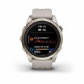 Garmin Fenix 7s Pro Sapphire Solar золотистый корпус со светло-песочным ремешком (010-02776-15) 010-02776-15 - фото 7135