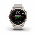 Garmin Fenix 7s Pro Sapphire Solar золотистый корпус со светло-песочным ремешком (010-02776-15) 010-02776-15 - фото 7139