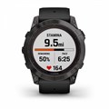 Garmin Fenix 7X Pro Sapphire Solar Edition Титановый угольно-серый корпус с DLC-покрытием и черным ремешком  010-02778-11 010-02778-11