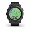 Garmin Fenix 7X Pro Sapphire Solar Edition Титановый угольно-серый корпус с DLC-покрытием и черным ремешком  010-02778-11 010-02778-11
