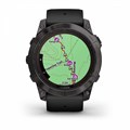 Garmin Fenix 7X Pro Sapphire Solar Edition Титановый угольно-серый корпус с DLC-покрытием и черным ремешком  010-02778-11 010-02778-11