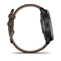 Умные часы Garmin Venu 2 Plus серый с серым безелем и кожаным ремешком  ( 010-02496-15 ) 010-02496-15