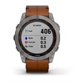 Garmin Fenix 7X Sapphire Solar титановый черный с коричневым кожаным ремешком   010-02541-19 010-02541-19 - фото 7524
