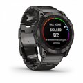Garmin Fenix 7X Pro Sapphire Solar Edition Титановый угольно-серый корпус с DLC-покрытием и титановым браслетом   010-02778-30 010-02778-30