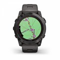 Garmin Fenix 7X Pro Sapphire Solar Edition Титановый угольно-серый корпус с DLC-покрытием и титановым браслетом   010-02778-30 010-02778-30