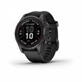 Умные часы Garmin Fenix 7s Pro Sapphire Solar титановый угольно-серый DLC с силиконовым ремешком 010-02776-11 010-02776-11 - фото 7575