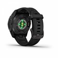 Умные часы Garmin Fenix 7s Pro Sapphire Solar титановый угольно-серый DLC с силиконовым ремешком 010-02776-11 010-02776-11