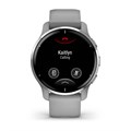 Garmin Venu 2 Plus серые с серебристым безелем и силиконовым ремешком ( 010-02496-10) 010-02496-10