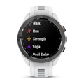 Смарт-часы Garmin Approach S70 (42 мм) с черным керамическим безелем и белым ремешком  (010-02746-10) 010-02746-10