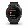 Garmin Fenix 7X Pro Solar Edition серый корпус и черным ремешком (010-02778-01) 010-02778-01