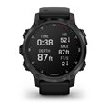 Garmin Descent Mk2s угольно-серый корпус с DLC-покрытием, черный силиконовый ремешок  010-02403-04 010-02403-04