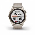 Умные часы Garmin Fenix 7s Pro Sapphire Solar золотистый корпус с кожаным ремешком цвета известняка 010-02776-30 010-02776-30 - фото 8036 Умные часы Garmin Fenix 7s Pro Sapphire Solar золотистый корпус с кожаным ремешком цвета известняка 010-02776-30 010-02776-30 - фото 8036