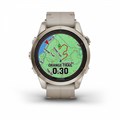 Умные часы Garmin Fenix 7s Pro Sapphire Solar золотистый корпус с кожаным ремешком цвета известняка 010-02776-30 010-02776-30 - фото 8038 Умные часы Garmin Fenix 7s Pro Sapphire Solar золотистый корпус с кожаным ремешком цвета известняка 010-02776-30 010-02776-30 - фото 8038