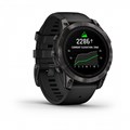 Умные часы Garmin epix Pro (Gen 2) Sapphire Edition 47 мм, титановый, угольно-серый DLC, черный ремешок 010-02803-11 010-02803-11